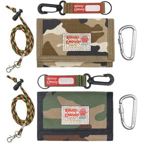 Rough Enough Boys Wallets for Kids Military Camo