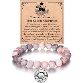 KINGSIN Graduation Bracelet Gifts for Girls College High School 5th Grade 8th Grade Graduation
