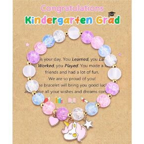 Bracelet Gifts for Boys Girls, Birthday Christmas Valentines Day Easter First Day of School Kindergarten Preschool Graduation Gifts for Girls Boys