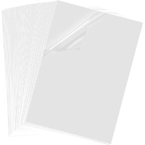 Harloon 400 Sheets Laser Transparency Film 8.5 x 11'', Overhead Projector Film Transparent Paper OHP Clear for Laser Printer and Copier, Photo, Office School Supplies Transparent Film A4 Letter Size