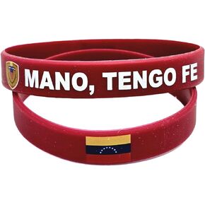 Venezuela Soccer Fan Bands Pulseras de La Vinotinto (2 per Pack)