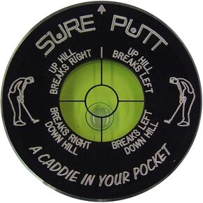 Sure Putt - Golf Putting Aid & Green Reader - Black