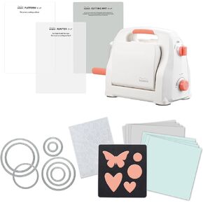 Bira 6 inch Adjustable Die Cutting & Embossing Machine STARTER KIT, 15 pc. Feeding Slot 6-1/4" for 6" Paper and Other Materials (Starter Kit)