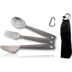 مجموعة إطارات صلبة للتخييم من التيتانيوم مكونة من 3 قطع من Valtcan بأطراف مصقولة in Kuwait