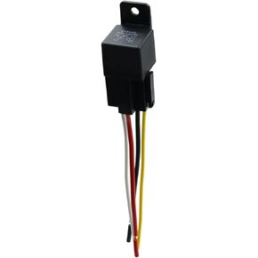 2 Pcs JD-2912 4 Pin DC 36V 40A Relay Multi-Purpose Automotive Relay Heavy Duty Standard Relay for Car Motor, Auto Universal Replacement Accessories with Harness