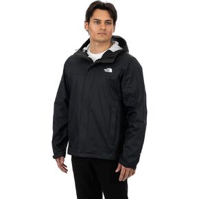 THE NORTH FACE Men’s Venture 2 Waterproof Hooded Rain Jacket (Standard and Big & Tall Size), TNF Black, XX-Large