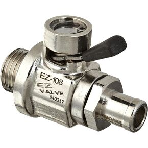 EZ-108 RH Oil Drain Valve with removable Hose End Combo