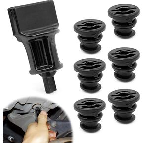 Oil Drain Plugs with Oil Drain Plug Removal Tool 06L103801 6 pack with Oil Drain Plug Removal Tool compatible with Volkswagen 1.8L 2.0L Petrol replacement for Audi Golf Passat
