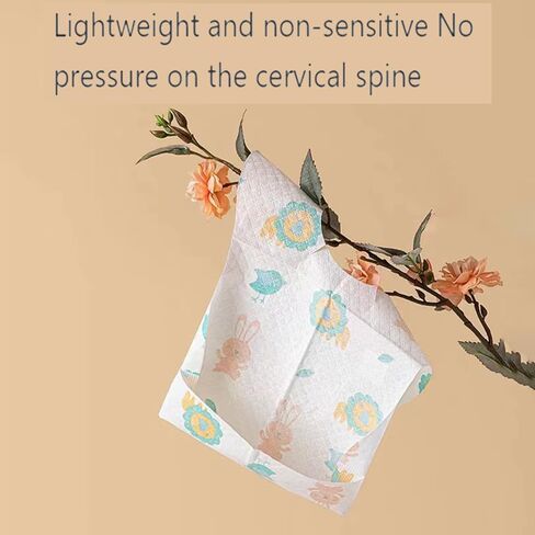 مرايل ورقية للاستعمال مرة واحدة، 20 مريلة للاستعمال مرة واحدة - مرايل سفر للأطفال، مرايل للأطفال للاستعمال مرة واحدة مع أداة تجميع فتات الخبز - ناعمة ومقاومة للتسرب ومريحة للأطفال الرضع والتغذية والسفر والاستخدام الخارجي in Kuwait