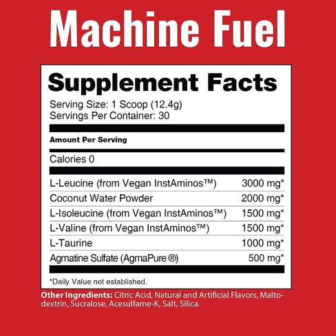 MTS Nutrition Machine Fuel - Recover, Replenish, Refuel - Vegan Hydration + Electrolyte Support - (Blue Razz Lemonade, 30 Servings) in Saudi Arabia