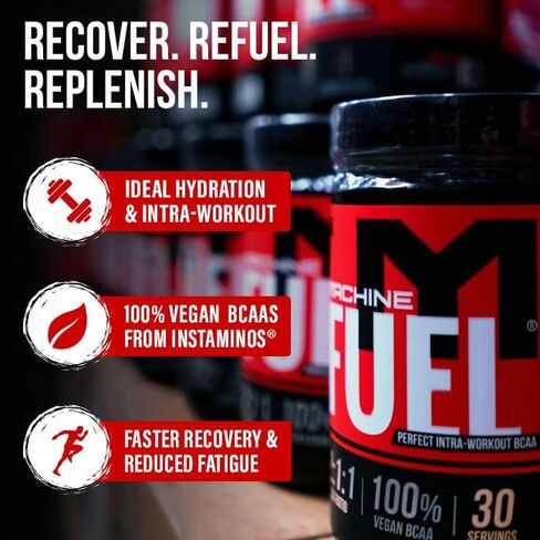 MTS Nutrition Machine Fuel - Recover, Replenish, Refuel - Vegan Hydration + Electrolyte Support - (Blue Razz Lemonade, 30 Servings) in Saudi Arabia