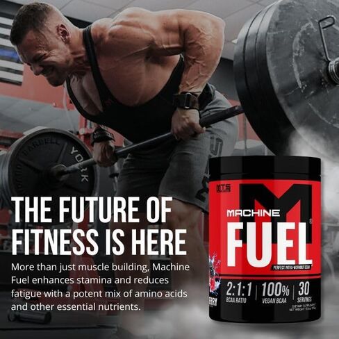 MTS Nutrition Machine Fuel - Recover, Replenish, Refuel - Vegan Hydration + Electrolyte Support - (Blue Razz Lemonade, 30 Servings) in Saudi Arabia