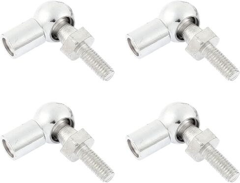 Kozelo 4pcs Angle Ball Joint - [M8x1.25 Right Female Thread, M6x1.0 Right Male Thread] Gas Spring Elbow Joint Fitting for Automotive, Hinged Door, Cupboard in Saudi Arabia