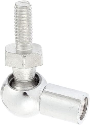 Kozelo 4pcs Angle Ball Joint - [M8x1.25 Right Female Thread, M6x1.0 Right Male Thread] Gas Spring Elbow Joint Fitting for Automotive, Hinged Door, Cupboard in Saudi Arabia