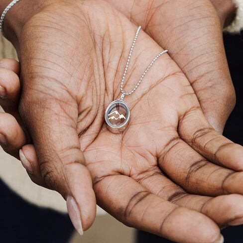 قلادة على شكل كبسولة من بذور الخردل على شكل بومة أوريغامي، رائعة كهدية للتواصل الأول أو التأكيد، 18-20 بوصة in Kuwait