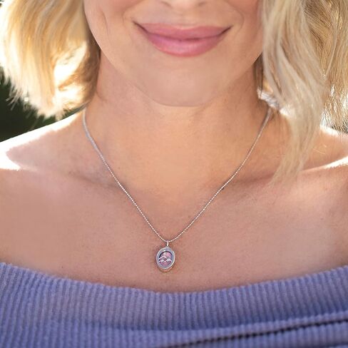 قلادة على شكل كبسولة من بذور الخردل على شكل بومة أوريغامي، رائعة كهدية للتواصل الأول أو التأكيد، 18-20 بوصة in Kuwait