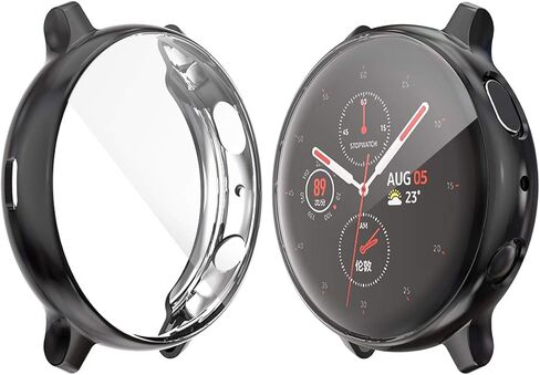 Compatible with Samsung Galaxy Watch Active 2 40mm Case SM-R830, Scratch-Resistant Case Protector Soft Flexible TPU Plated Protective Case (10-Pack) in Saudi Arabia