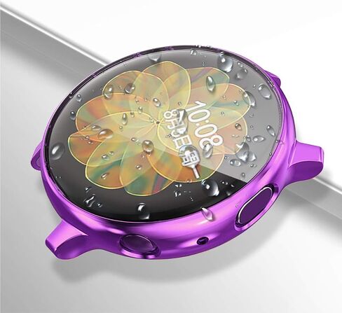 Compatible with Samsung Galaxy Watch Active 2 40mm Case SM-R830, Scratch-Resistant Case Protector Soft Flexible TPU Plated Protective Case (10-Pack) in Saudi Arabia