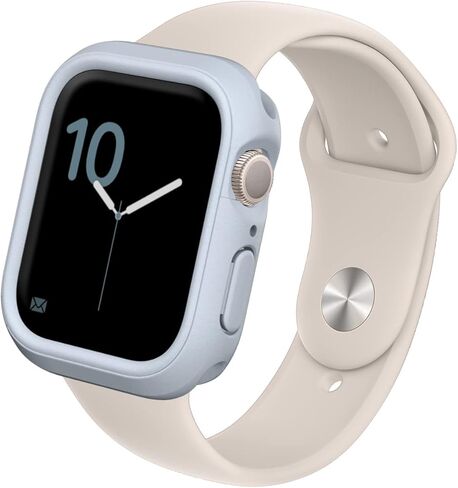 حافظة RHINOSHIELD ممتصة للصدمات متوافقة مع Apple Watch Series 9/8 / 7 [45 ملم] | غطاء حماية نحيف - خفيف الوزن وممتص للصدمات - أسود كلاسيكي in Kuwait