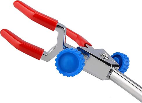 stonylab 3 Prong Dual Adjustable Clamp, Sturdy 3 Prong Multipurpose Swivel Clamp Finger Style Lab Extension Clamp Lab Accessory in Saudi Arabia
