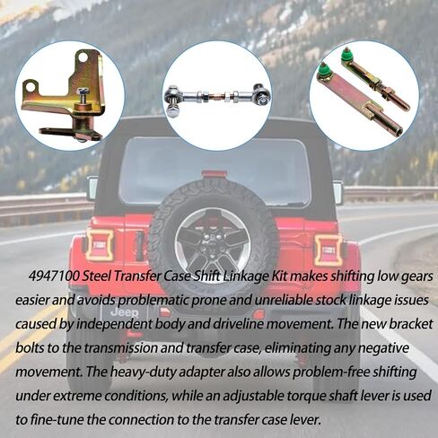 TOPVOP 4947100 TJ علبة نقل ناقل الحركة متوافقة مع جيب رانجلر TJ LJ 1997-2006 in Kuwait