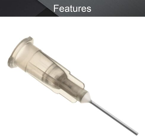 Utoolmart Industrial Dispensing Needle, 17G Blunt Tip Syringe Needles with Luer Lock, Stainless Steel Precision Applicator, for Refilling E-Liquid Inks and Syringes, Transparent Color, 10pcs in Saudi Arabia