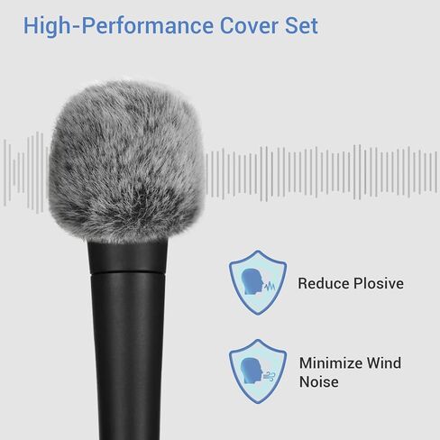 الزجاج الأمامي فروي Cubilux متوافق مع ميكروفون Shure SM58، وميكروفون الرياح MIC، والزجاج الأمامي، والقط الميت، وفلتر البوب، وواقي الرياح للزجاج الأمامي لميكروفون Shure SM58 in Saudi Arabia
