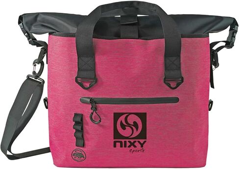 NIXY Waterproof Tote Bag - Beach, Swimming, Travel, Boating, Gym - Front Zipper Pocket, Inside Pockets, Zip Top in Saudi Arabia