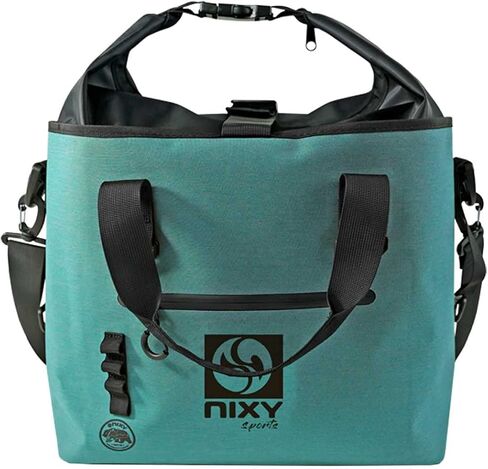 NIXY Waterproof Tote Bag - Beach, Swimming, Travel, Boating, Gym - Front Zipper Pocket, Inside Pockets, Zip Top in Saudi Arabia
