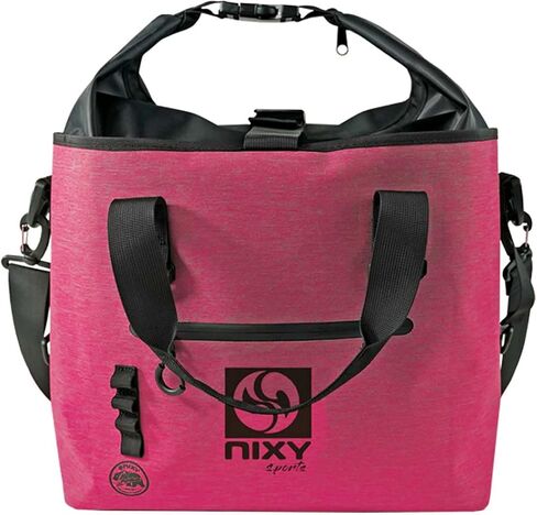NIXY Waterproof Tote Bag - Beach, Swimming, Travel, Boating, Gym - Front Zipper Pocket, Inside Pockets, Zip Top in Saudi Arabia