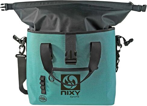 NIXY Waterproof Tote Bag - Beach, Swimming, Travel, Boating, Gym - Front Zipper Pocket, Inside Pockets, Zip Top in Saudi Arabia
