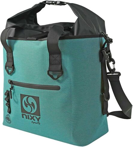 NIXY Waterproof Tote Bag - Beach, Swimming, Travel, Boating, Gym - Front Zipper Pocket, Inside Pockets, Zip Top in Saudi Arabia