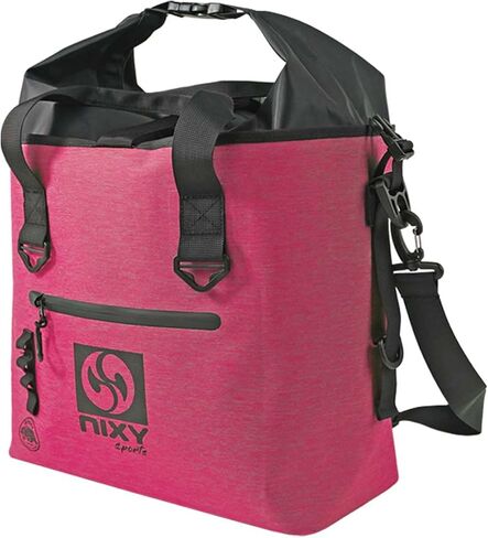 NIXY Waterproof Tote Bag - Beach, Swimming, Travel, Boating, Gym - Front Zipper Pocket, Inside Pockets, Zip Top in Saudi Arabia