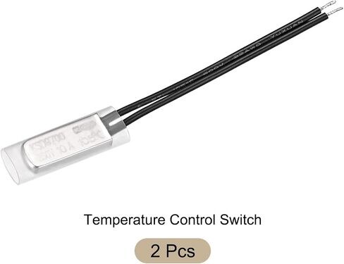 Rebower KSD9700 NC 105C Temperature Control Switch Thermostat Thermal Protector Switch - Normally Close/250V 10A/Metal/2Pcs in Saudi Arabia