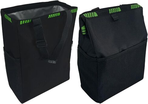 حقيبة قمامة السيارة المعلقة من تشوهاي مقاومة للماء وعلب قمامة السيارات، حقيبة قمامة قابلة للطي ومضادة للتسرب مع 4 جيوب للتخييم في الهواء الطلق والسفر in Kuwait