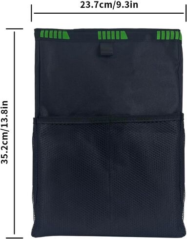 حقيبة قمامة السيارة المعلقة من تشوهاي مقاومة للماء وعلب قمامة السيارات، حقيبة قمامة قابلة للطي ومضادة للتسرب مع 4 جيوب للتخييم في الهواء الطلق والسفر in Kuwait