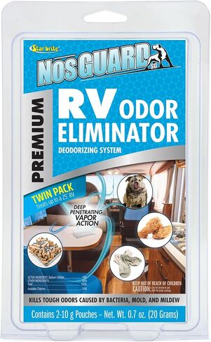 STAR BRITE Odor & Moisture Control Kit: NosGUARD RV Odor Eliminator + No Damp Moisture Absorber Bucket - Comprehensive Solution for Musty Damp Smells in Saudi Arabia
