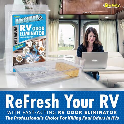 STAR BRITE Odor & Moisture Control Kit: NosGUARD RV Odor Eliminator + No Damp Moisture Absorber Bucket - Comprehensive Solution for Musty Damp Smells in Saudi Arabia