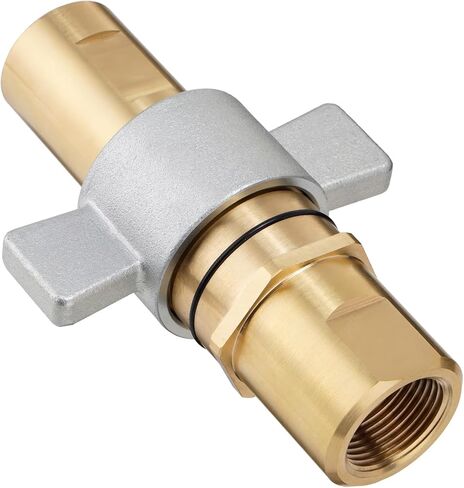 MOTMAX 1 "NPT Wet Line Wing Nut هيدروليكي سريع قطع الاتصال النحاسي / مجموعة اقتران in Kuwait