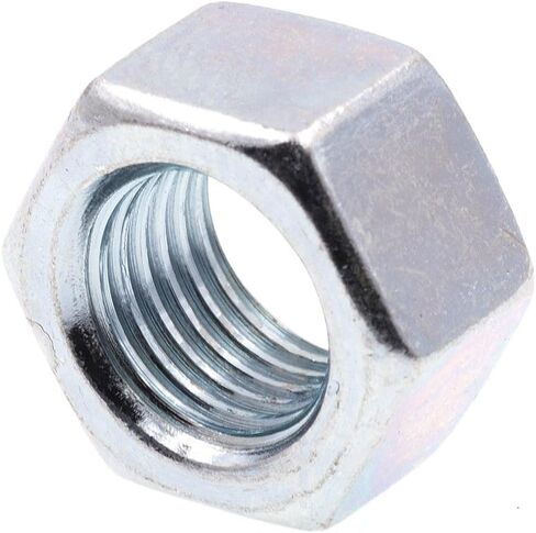 Prime-Line 9086637 صواميل سداسية نهائية، درجة 5، 3/8 بوصة-24، فولاذ مطلي بالزنك من الدرجة 5 (50 عبوة) in Kuwait