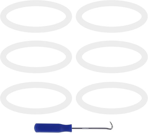 Prokitchen 6PCS Blender Sealing Gasket for Ninja Blender Replacement Parts, 3.2 Inch Rubber Gaskets Seal O-Ring for 6 Fins Blender Blade Attachments for Ninja BL770 1500w BL660 1100w BL780 BL771 30 in Saudi Arabia