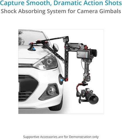 Proaim Fistgrip Car Mount Comes with Shock Absorbing System. for Camera Gimbals of up to 2-10Kg/ 4.4lb-22lb. Compatible with DJI RS2, RS3, RS3 Pro, Crane 3S, Ronin 4D Camera Gimbals (GP-FTGP-01) in Saudi Arabia