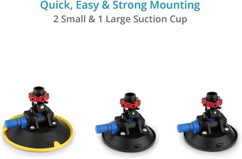 Proaim Fistgrip Car Mount Comes with Shock Absorbing System. for Camera Gimbals of up to 2-10Kg/ 4.4lb-22lb. Compatible with DJI RS2, RS3, RS3 Pro, Crane 3S, Ronin 4D Camera Gimbals (GP-FTGP-01) in Saudi Arabia