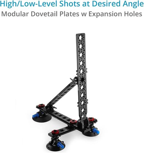 Proaim Fistgrip Car Mount Comes with Shock Absorbing System. for Camera Gimbals of up to 2-10Kg/ 4.4lb-22lb. Compatible with DJI RS2, RS3, RS3 Pro, Crane 3S, Ronin 4D Camera Gimbals (GP-FTGP-01) in Saudi Arabia