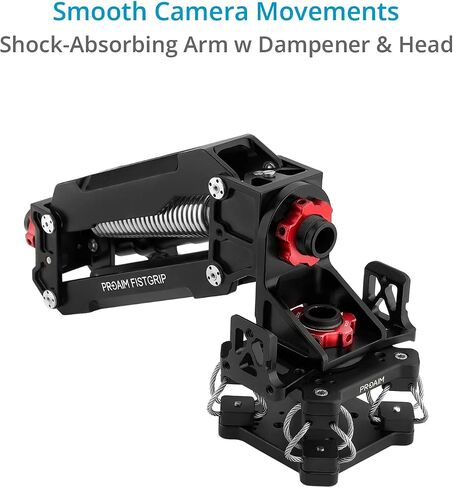 Proaim Fistgrip Car Mount Comes with Shock Absorbing System. for Camera Gimbals of up to 2-10Kg/ 4.4lb-22lb. Compatible with DJI RS2, RS3, RS3 Pro, Crane 3S, Ronin 4D Camera Gimbals (GP-FTGP-01) in Saudi Arabia
