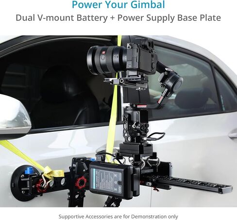 Proaim Fistgrip Car Mount Comes with Shock Absorbing System. for Camera Gimbals of up to 2-10Kg/ 4.4lb-22lb. Compatible with DJI RS2, RS3, RS3 Pro, Crane 3S, Ronin 4D Camera Gimbals (GP-FTGP-01) in Saudi Arabia
