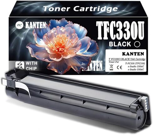 خرطوشة حبر KANTEN T0SHIBA T-FC330U T-FC330U-K بديلة سوداء عالية السعة لطابعات T0SHIBA E-Studio 330AC 400AC، الإنتاج: 18,400 صفحة (عبوة واحدة) in Saudi Arabia