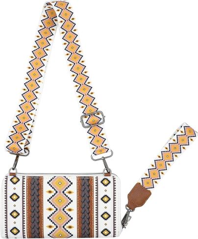 ERWUBA Wristlet Western Wallet Boho Aztec Credit Card Holder purse Clutch bag Shoulder bag for Women in Saudi Arabia