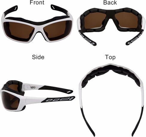 WYND Blocker Polarized Riding Sunglasses Extreme Sports Wrap Motorcycle Glasses in Saudi Arabia