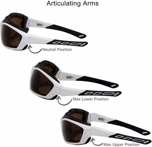 WYND Blocker Polarized Riding Sunglasses Extreme Sports Wrap Motorcycle Glasses in Saudi Arabia